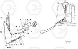 8724 Windscreen wiper, lower EC230B SER NO 5252-, Volvo Construction Equipment