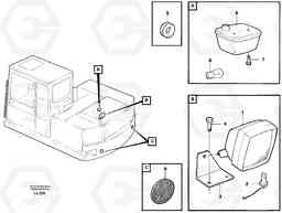 47467 Lighting, rear EC230B SER NO 5252-, Volvo Construction Equipment