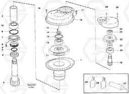 23066 Swing gearbox EC230B SER NO 5252-, Volvo Construction Equipment