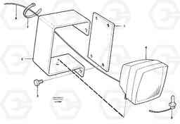 46500 Working lamp on boom EC230B SER NO 5252-, Volvo Construction Equipment