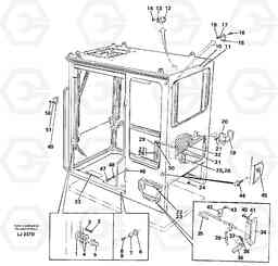 41938 Interior components EC230B SER NO 5252-, Volvo Construction Equipment