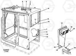 36717 Air duct Cab EC230B SER NO 5252-, Volvo Construction Equipment