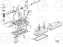 40691 Cylinder head EC230B SER NO 5252-, Volvo Construction Equipment