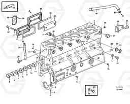 99812 Cylinder block EC230B SER NO 5252-, Volvo Construction Equipment