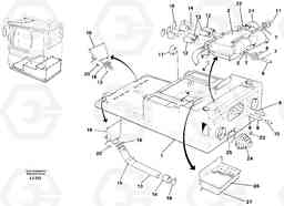 84815 Radiator with fitting parts EC230B SER NO 5252-, Volvo Construction Equipment