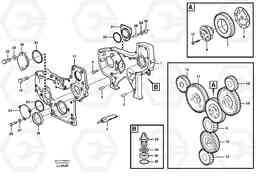 35117 Timing gear casing EC230B SER NO 5252-, Volvo Construction Equipment