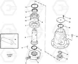 57509 Turning joint EC230B SER NO 5252-, Volvo Construction Equipment