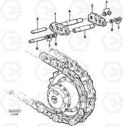 36585 Track chain EC230B SER NO 5252-, Volvo Construction Equipment