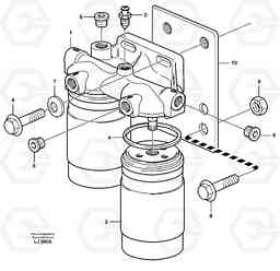 35624 Fuel filter EC230B SER NO 5252-, Volvo Construction Equipment
