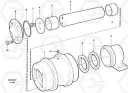 46126 Top roller EC230B SER NO 5252-, Volvo Construction Equipment