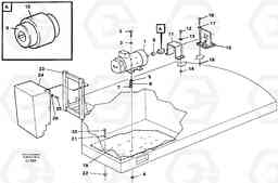 41396 Magnet equipment Ohio, alternator anchorage EC230B SER NO 5252-, Volvo Construction Equipment