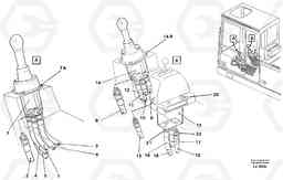 2259 Joy sticks, left and right EC230B SER NO 5252-, Volvo Construction Equipment