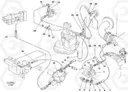 2257 Hydraulic line, servo pump EC230B SER NO 5252-, Volvo Construction Equipment