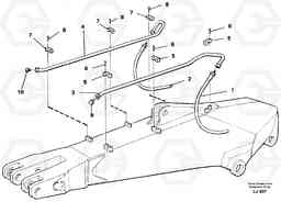 30082 Hammer hydraulics on dipper arm, 2.25 m, 2.80 m, 3.30 m. EC230B SER NO 5252-, Volvo Construction Equipment