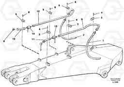 30083 Hammer hydraulics for dipper arm incl. shut-offcocks. EC230B SER NO 5252-, Volvo Construction Equipment