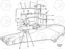 2083 Parallel connected grab hydraulics on dipper arm. EC230B SER NO 5252-, Volvo Construction Equipment