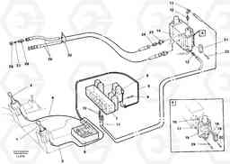 2077 Button operated slope bucket/grab hydraulics onadj. boom. EC230B SER NO 5252-, Volvo Construction Equipment