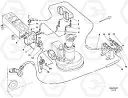 85687 Hammer hydraulics in base machine, 2 pumps. EC230B SER NO 5252-, Volvo Construction Equipment