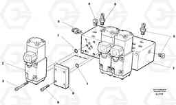 2100 Electric valve block, extra EC230B SER NO 5252-, Volvo Construction Equipment