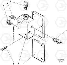 2101 Relay valve EC230B SER NO 5252-, Volvo Construction Equipment