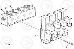 2104 Extra valve block EC230B SER NO 5252-, Volvo Construction Equipment