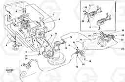 2109 Base machine hydraulics for hammer/shears on adjustable boom EC230B SER NO 5252-, Volvo Construction Equipment