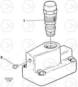 29609 Pressure limiting valve EC230B SER NO 5252-, Volvo Construction Equipment