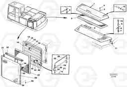 30790 Cooler protection EC230B SER NO 5252-, Volvo Construction Equipment