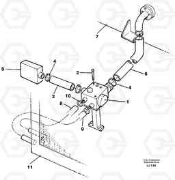 29535 Hydraulic system, oil cooler EC230B SER NO 5252-, Volvo Construction Equipment