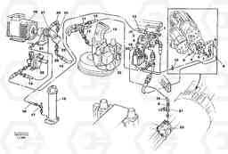 87632 Magnet equipment Almhult Hydraulic installation 9 Kw alternator EC230B SER NO 5252-, Volvo Construction Equipment