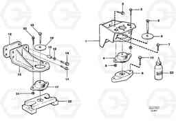 35118 Engine mounting EC230B SER NO 5252-, Volvo Construction Equipment