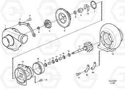 35122 Turbo charger EC230B SER NO 5252-, Volvo Construction Equipment