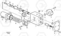 106975 Hose rupture valve, dipper arm cylinder EC230B SER NO 5252-, Volvo Construction Equipment