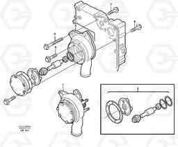 31024 Water pump EW140 SER NO 1001-1487, Volvo Construction Equipment