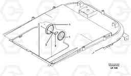 83963 Interior lamp EW140 SER NO 1001-1487, Volvo Construction Equipment