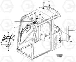 49784 Windshield wiper EW140 SER NO 1001-1487, Volvo Construction Equipment