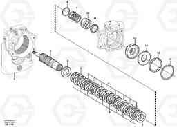35227 Rear axle, Clutch EW140 SER NO 1001-1487, Volvo Construction Equipment