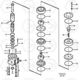 17260 Steering unit EW160B, Volvo Construction Equipment