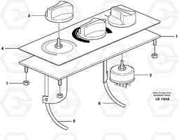 48235 Heater control EW140 SER NO 1001-1487, Volvo Construction Equipment