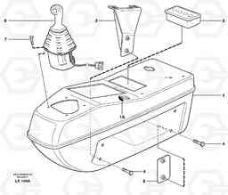 48246 Side panel right EW140 SER NO 1001-1487, Volvo Construction Equipment