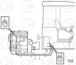 84222 Cab heater with fitting parts EW140 SER NO 1001-1487, Volvo Construction Equipment