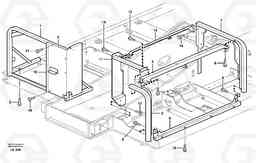 66730 Cowl frame EW140 SER NO 1001-1487, Volvo Construction Equipment