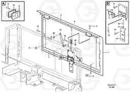 90907 Door, engine, right EW140 SER NO 1001-1487, Volvo Construction Equipment