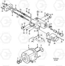 24880 Hydraulic pump EW140 SER NO 1001-1487, Volvo Construction Equipment