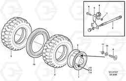 32914 Wheel equipment EW140 SER NO 1001-1487, Volvo Construction Equipment