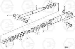 30811 Boom cylinder EW140 SER NO 1001-1487, Volvo Construction Equipment