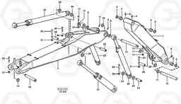 55621 Adjustable boom, 4,7m EW140 SER NO 1001-1487, Volvo Construction Equipment