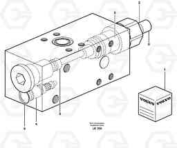 96683 Safety valve EW140 SER NO 1001-1487, Volvo Construction Equipment