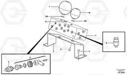 32661 Servo valve body with fitting parts EW140 SER NO 1001-1487, Volvo Construction Equipment