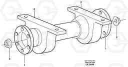 32844 Propeller shaft EW140 SER NO 1001-1487, Volvo Construction Equipment